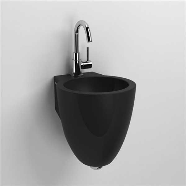 Маленькая раковина для туалета 27 см черная  (CL/03.12060)