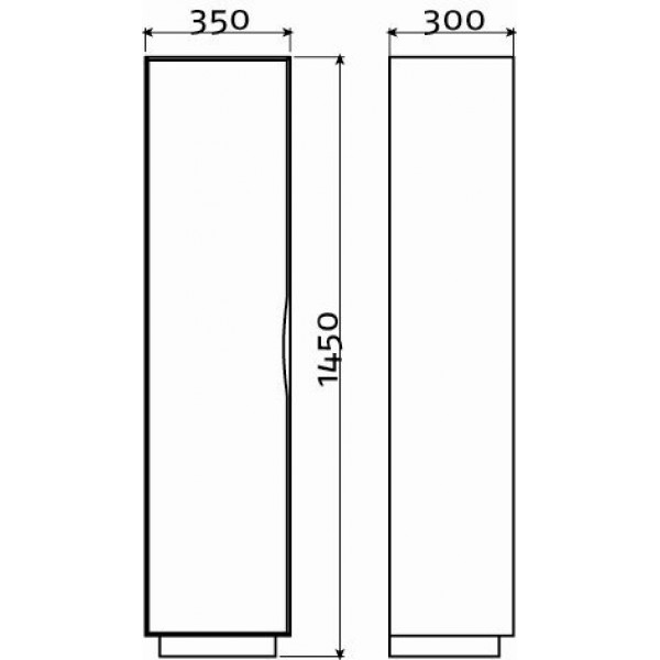 Шкаф пенал для ванной комнаты (CL/07.36130)