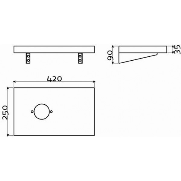 Столешница для рукомойника (CL/07.37010)