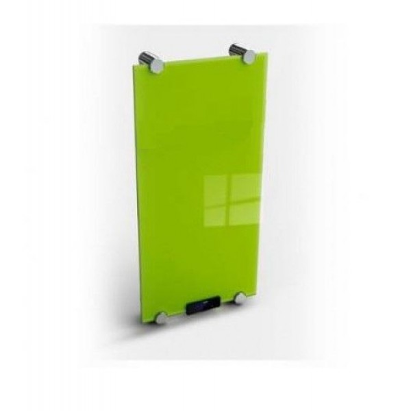 Дизайн радиатор стеклянный электрический Green без полотенцесушителя